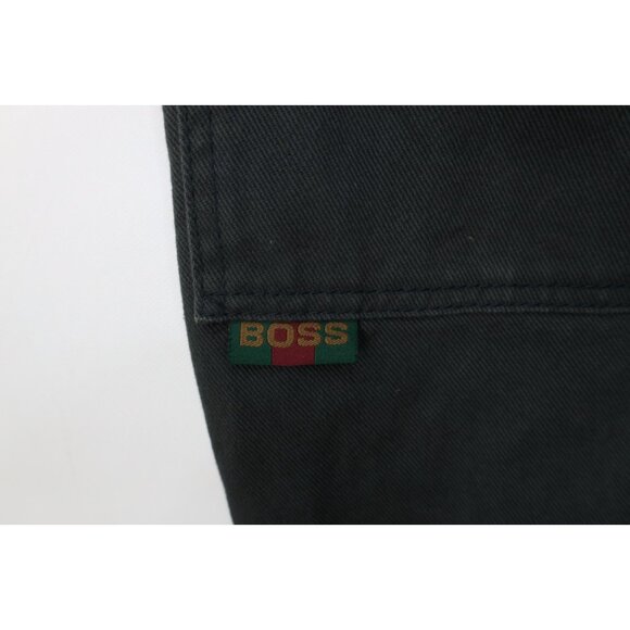 Deadstock Vtg 90s Boss Mens 40x32 Spell Out Baggy Wide Leg Skateboard Jeans USA - Picture 15 of 15